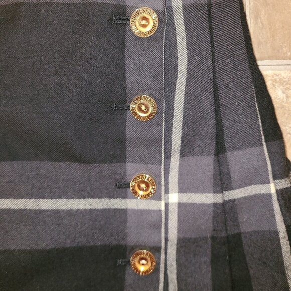 NOVESPAZIO by Noboru Yamafuji 90s/Y2K Pleated Plaid Skirt - Picture 3 of 6